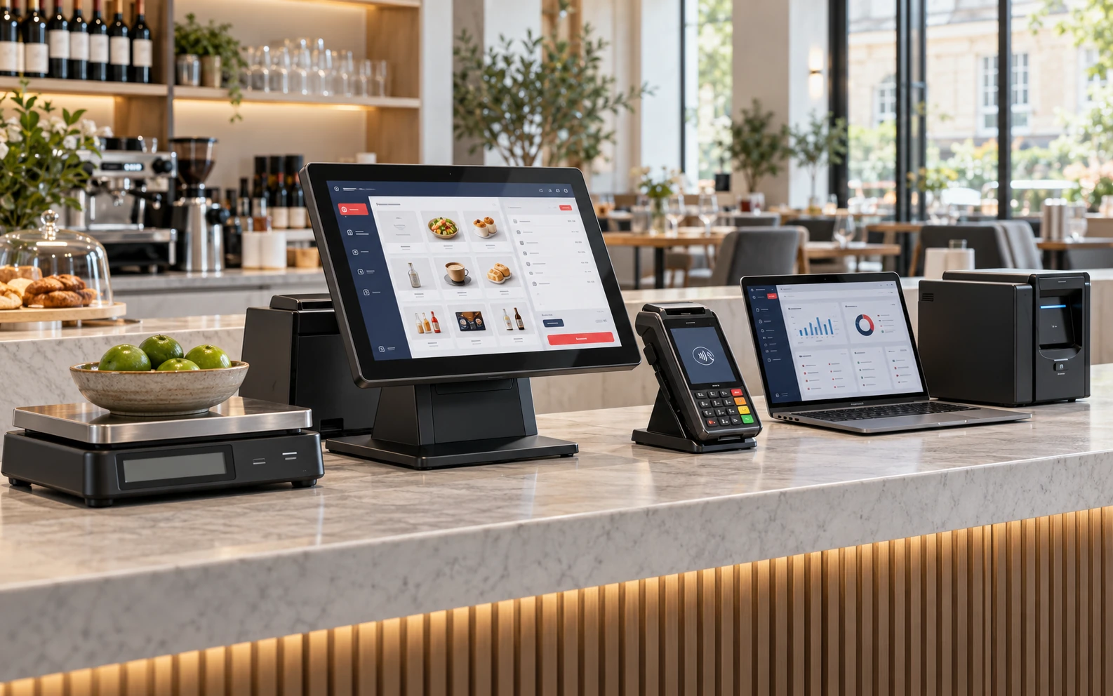 Connected EPOS, payment, ecommerce, weighing and business technology